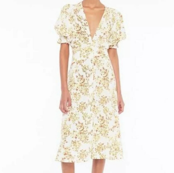 Faithfull The Brand Midi Dress - Rafa Midi Dress - Picture 3 of 5